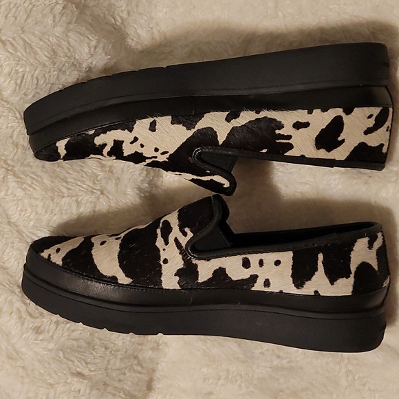 DONALD J. PLINER Mickey-Eh Calf Hair Platform Loafer Sneakers 👟. - Picture 8 of 11
